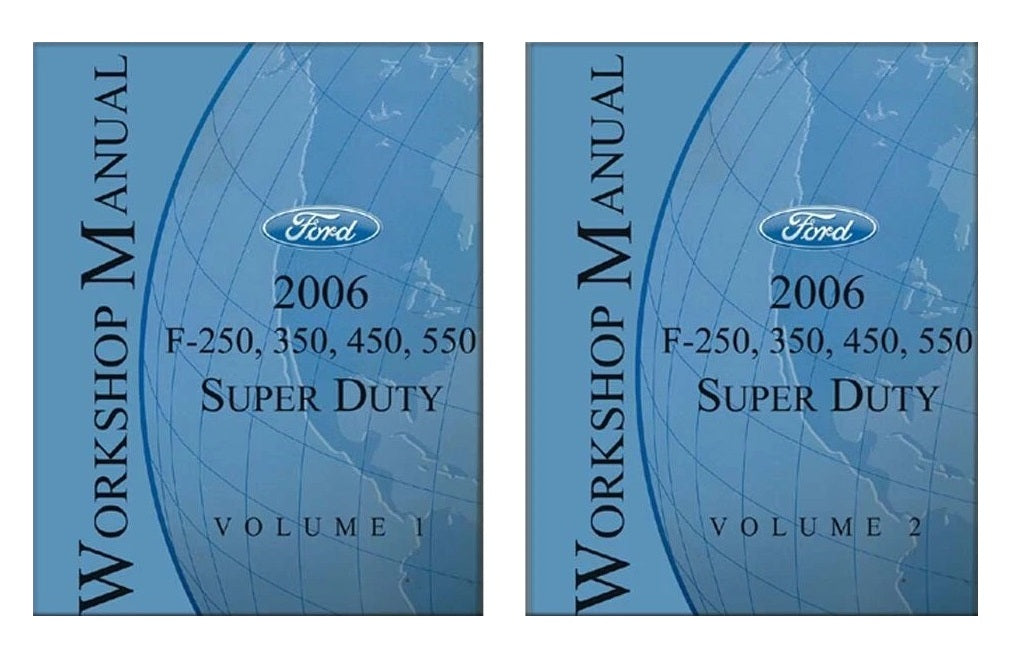 2006 Ford Super Duty Trucks F-250–F-550 Shop Service Repair Manual