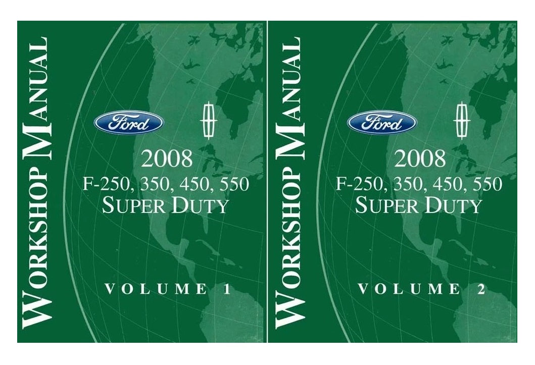 2008 Ford Super Duty Trucks F-250–F-550 Shop Service Repair Manual – Engine